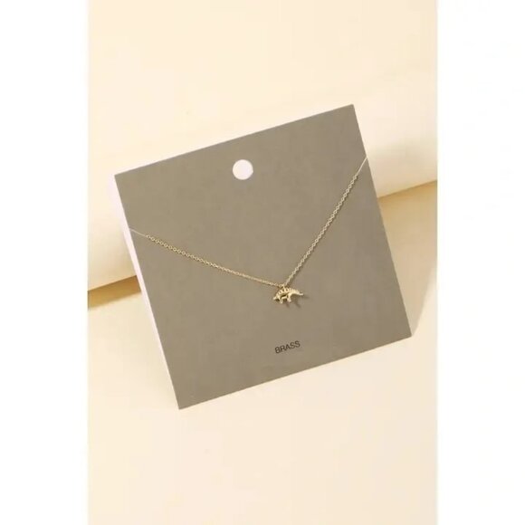 ($7) Stegosaurus Pendant - Picture 2 of 3